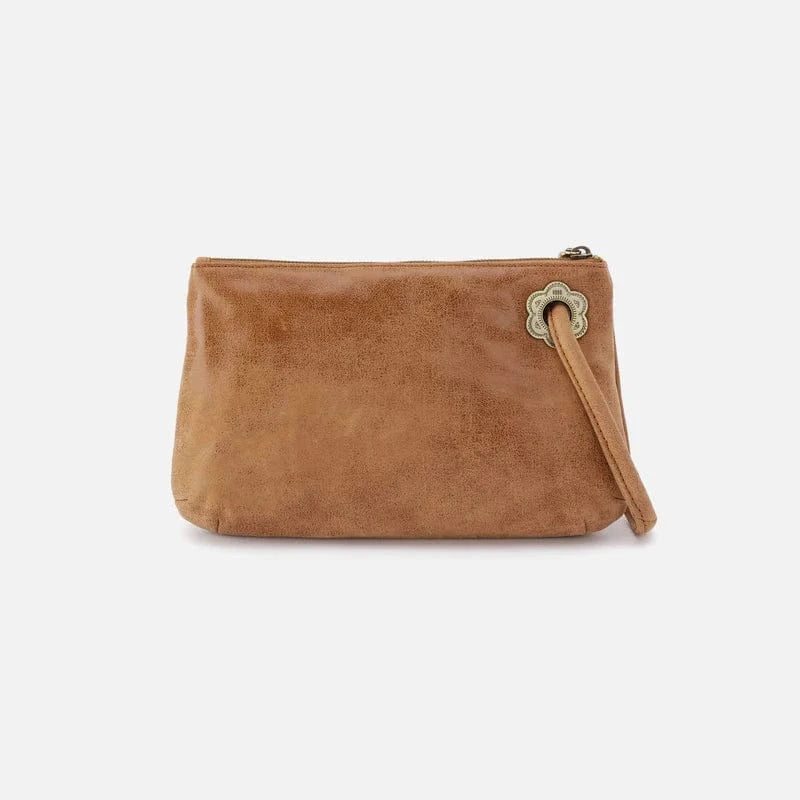 Hobo Fashion Daisy Daze Large Wristlet | Whiskey