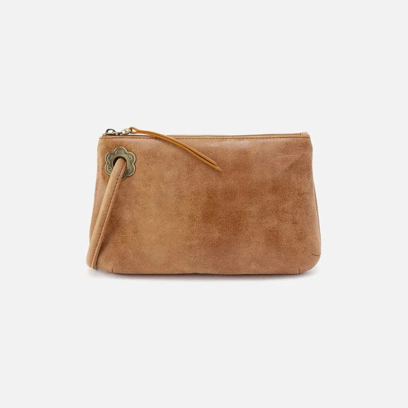 Hobo Fashion Daisy Daze Large Wristlet | Whiskey