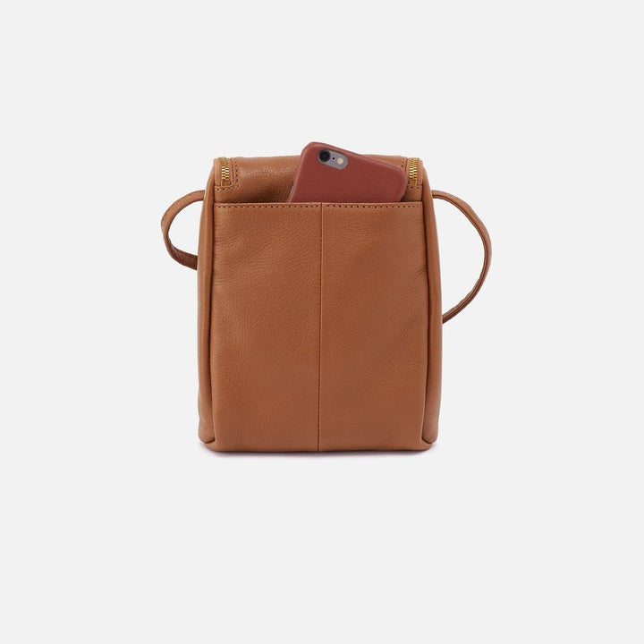 Hobo Fashion Fern Crossbody - Pebbled Leather | Warm Honey