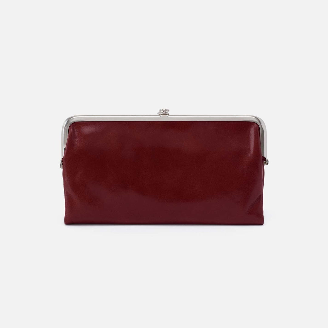 Hobo Fashion Lauren Clutch-Wallet - Polished Leather | Saddleberry
