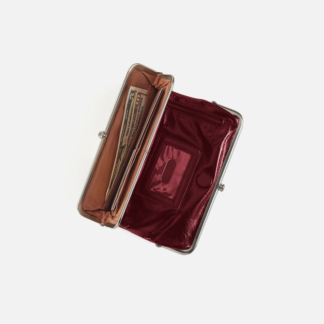 Hobo Fashion Lauren Clutch-Wallet - Polished Leather | Saddleberry