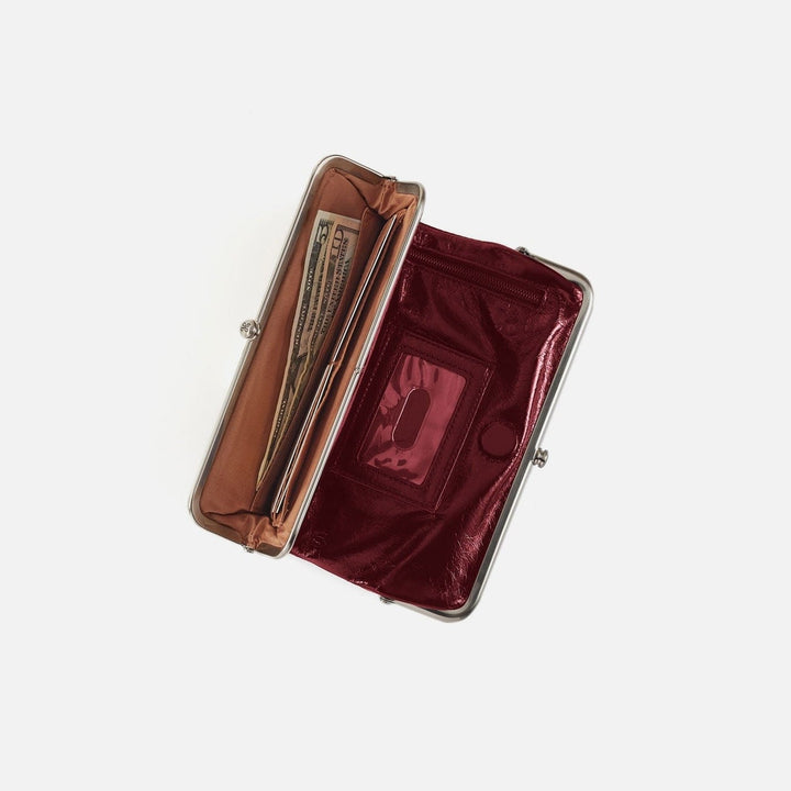 Hobo Fashion Lauren Clutch-Wallet - Polished Leather | Saddleberry