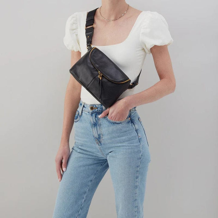 Hobo Purse Fern Large Belt Bag - Black