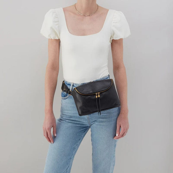 Hobo Purse Fern Large Belt Bag - Black