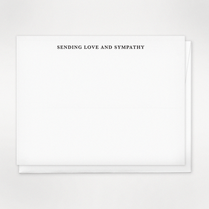 Huckleberry Letterpress Boxed Set Love and Sympathy - Letterpress Boxed Note Sets