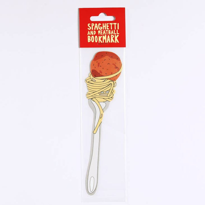 Humdrum Paper Bookmark Spaghetti and Meatballs Bookmark