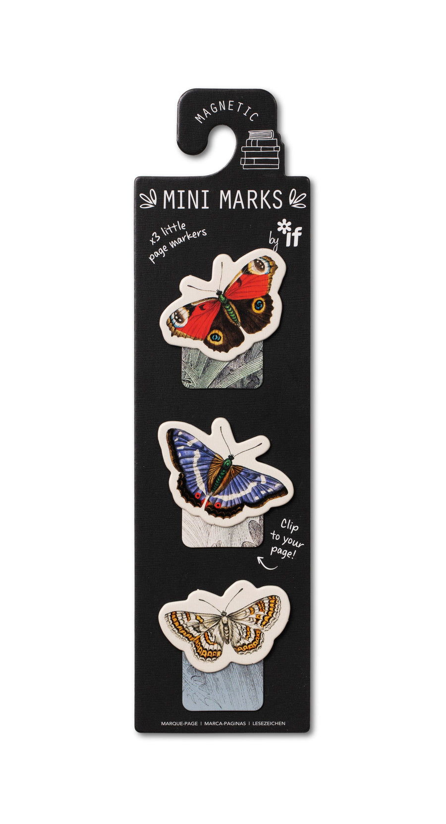 IF USA Gifts Magnetic Mini Marks by IF - Butterflies