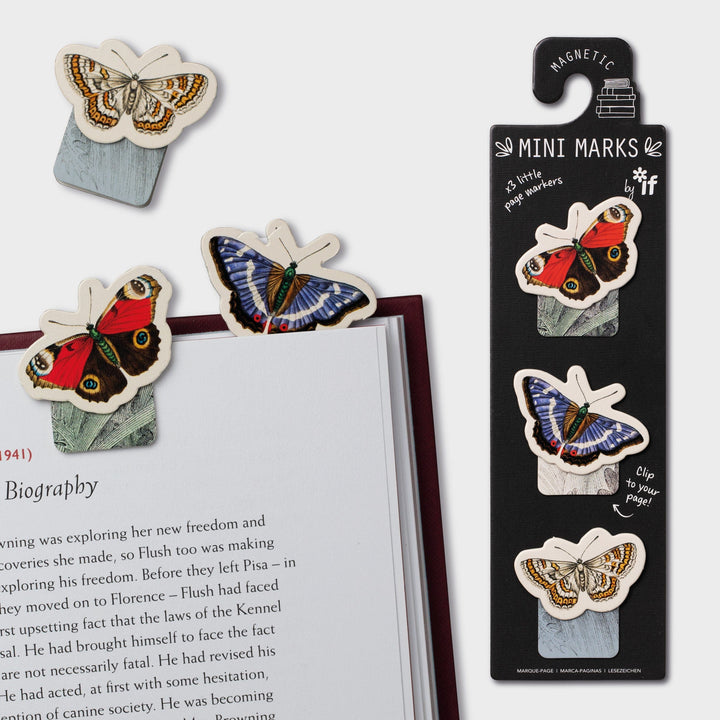 IF USA Gifts Magnetic Mini Marks by IF - Butterflies