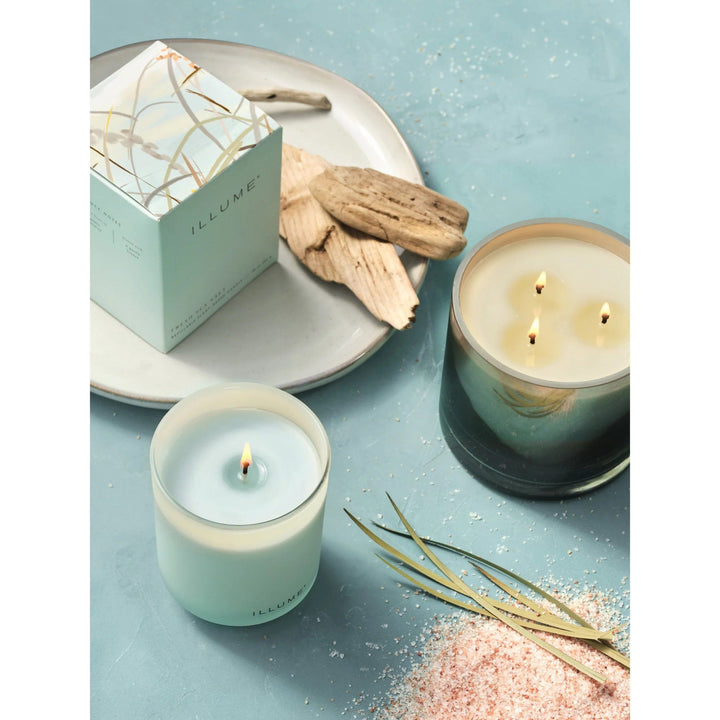 Illume Candle Fresh Sea Salt Matte Ceramic Candle