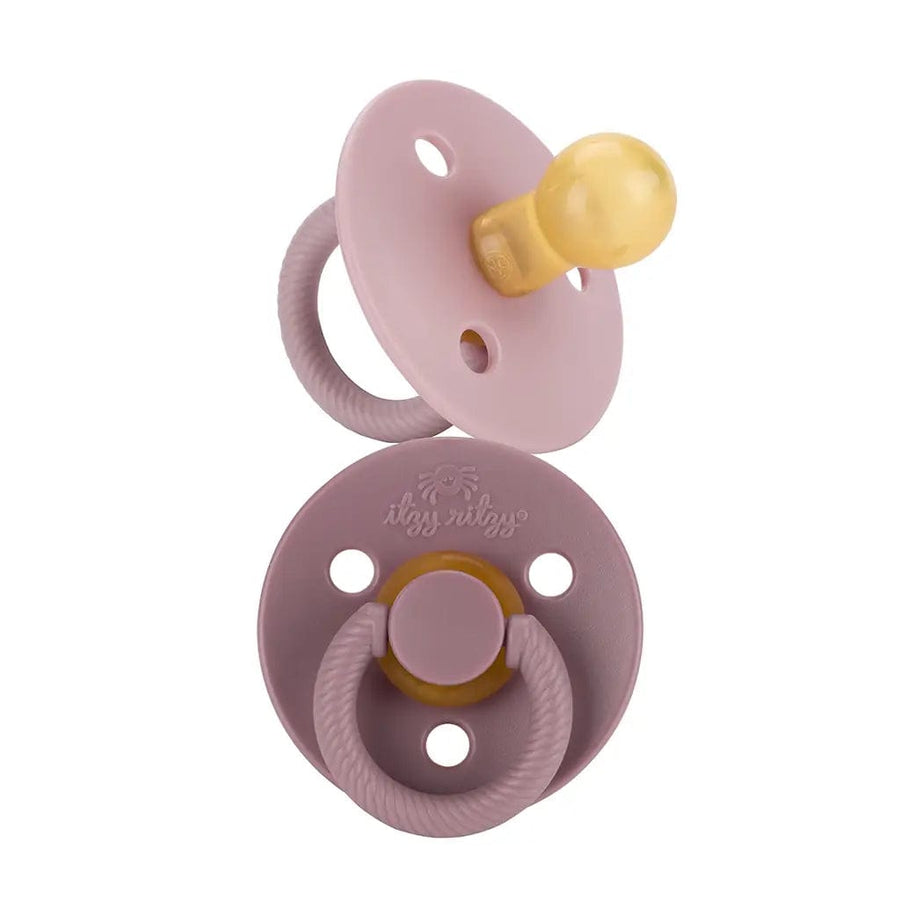 Itzy Ritzy Pacifier Itzy Soother™ Natural Rubber Pacifiers - Orchid or Lilac