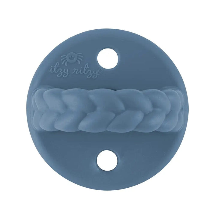 Itzy Ritzy Pacifier Single Pacifier - Dark Blue Sweetie Soother™ Blue Orthodontic Pacifiers