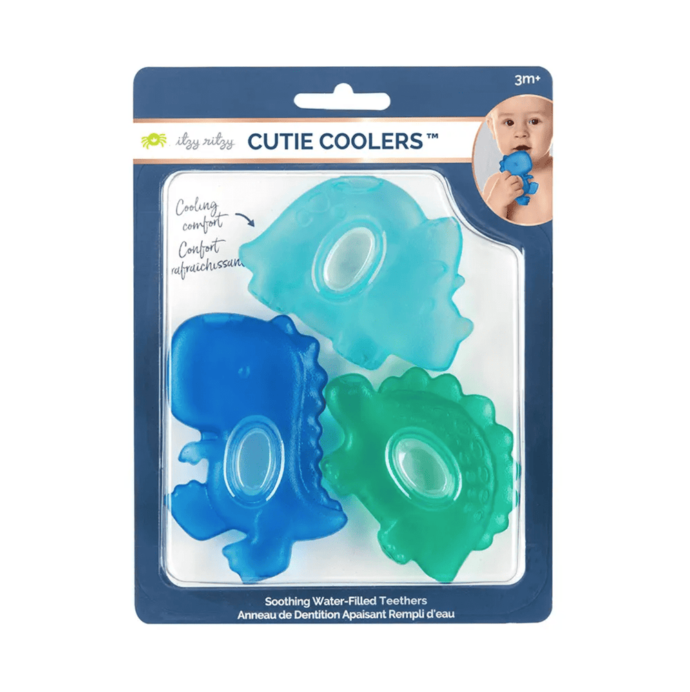 Itzy Ritzy Teether Cutie Coolers™ Dino Water Filled Teethers (3-pack)