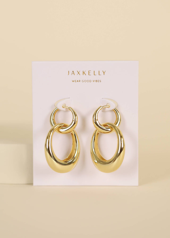 JaxKelly Earrings Coupled Hoop - Earring
