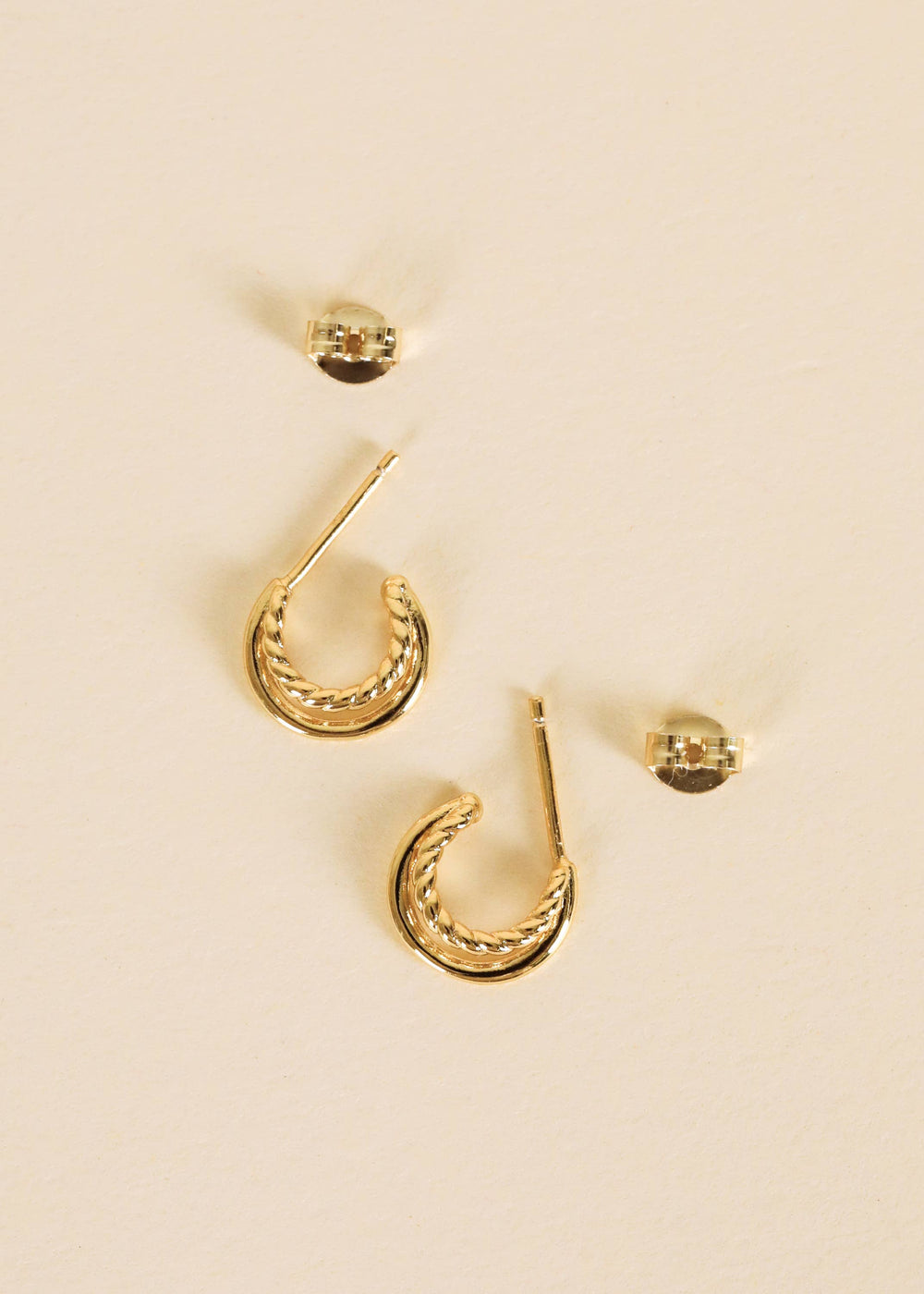 JaxKelly Earrings Double Hoop - Earring