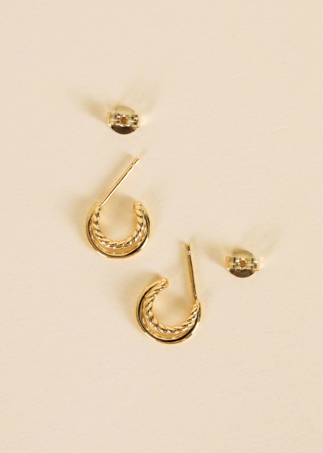 JaxKelly Earrings Double Hoop - Earring