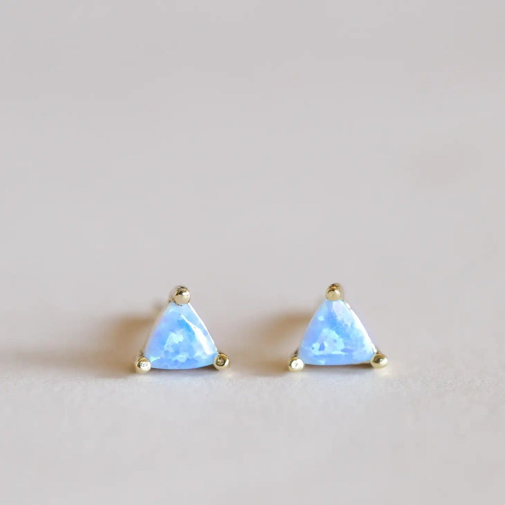 JaxKelly Earrings Mini Energy Gem - Fire Opal