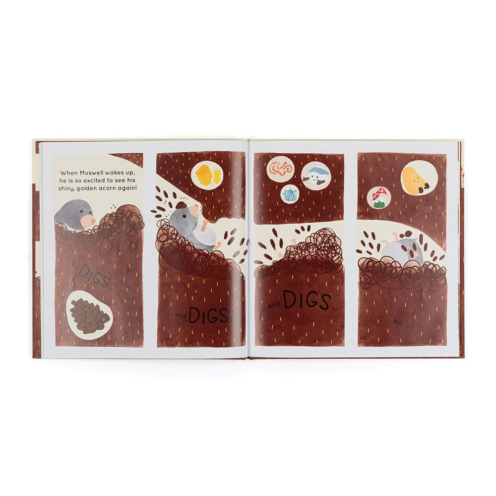 Jellycat Gifts Muswell Mole and the Buried Treasure Book | Jellycat