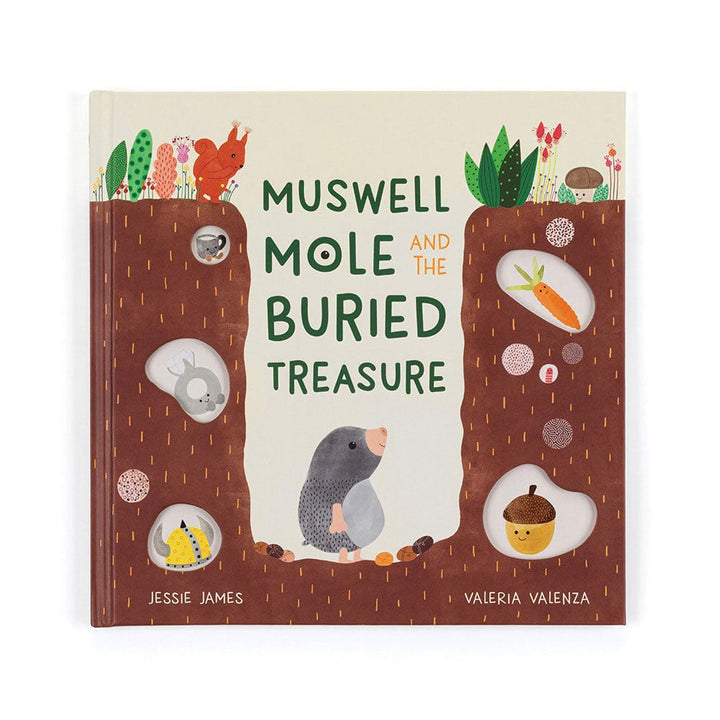 Jellycat Gifts Muswell Mole and the Buried Treasure Book | Jellycat