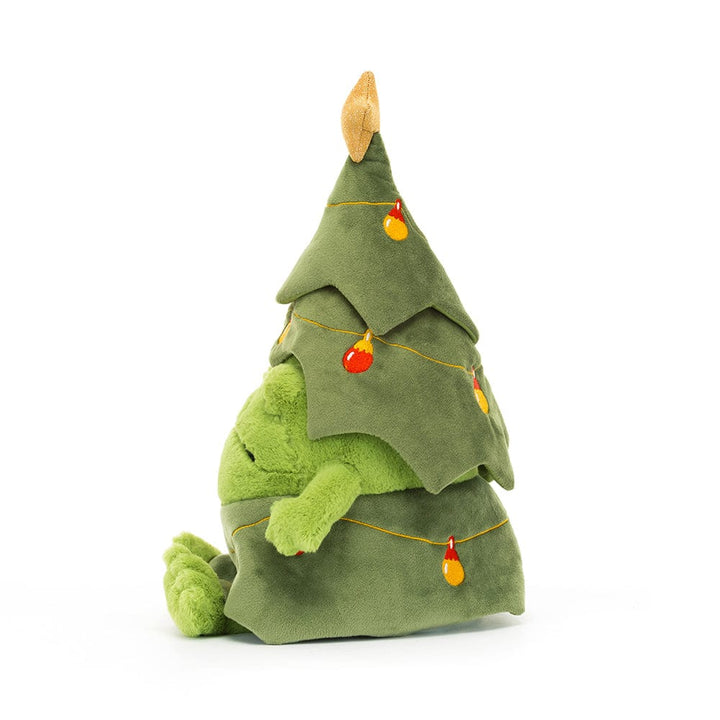 Jellycat Holiday Christmas Tree Ricky Rain Frog | Jellycat