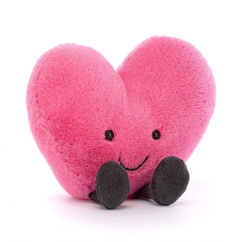 Jellycat Plush Toy Amuseable Hot Pink Heart