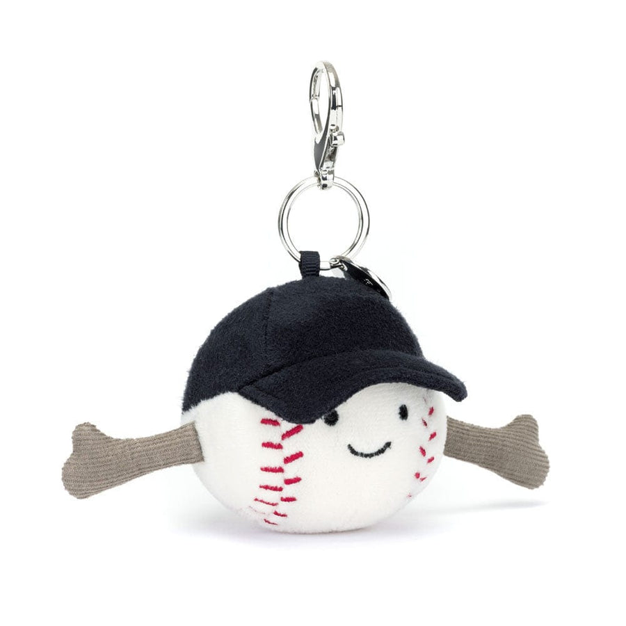 Jellycat Plush Toy Amuseables Sports Baseball Bag Charm