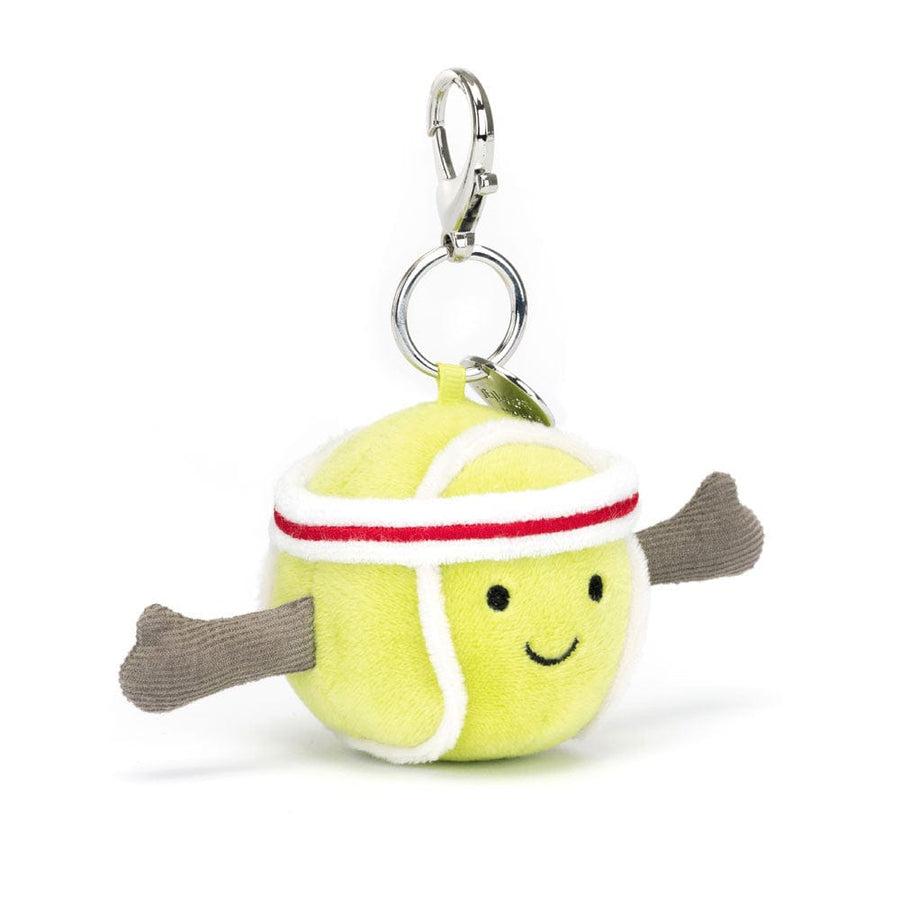 Jellycat Plush Toy Amuseables Sports Tennis Bag Charm