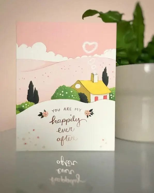 JooJoo Paper Card Happily Ever After Card