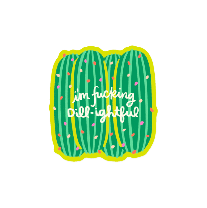 KANDS.CO Cards I'm Fucking Dill-ightful Pickle Sticker