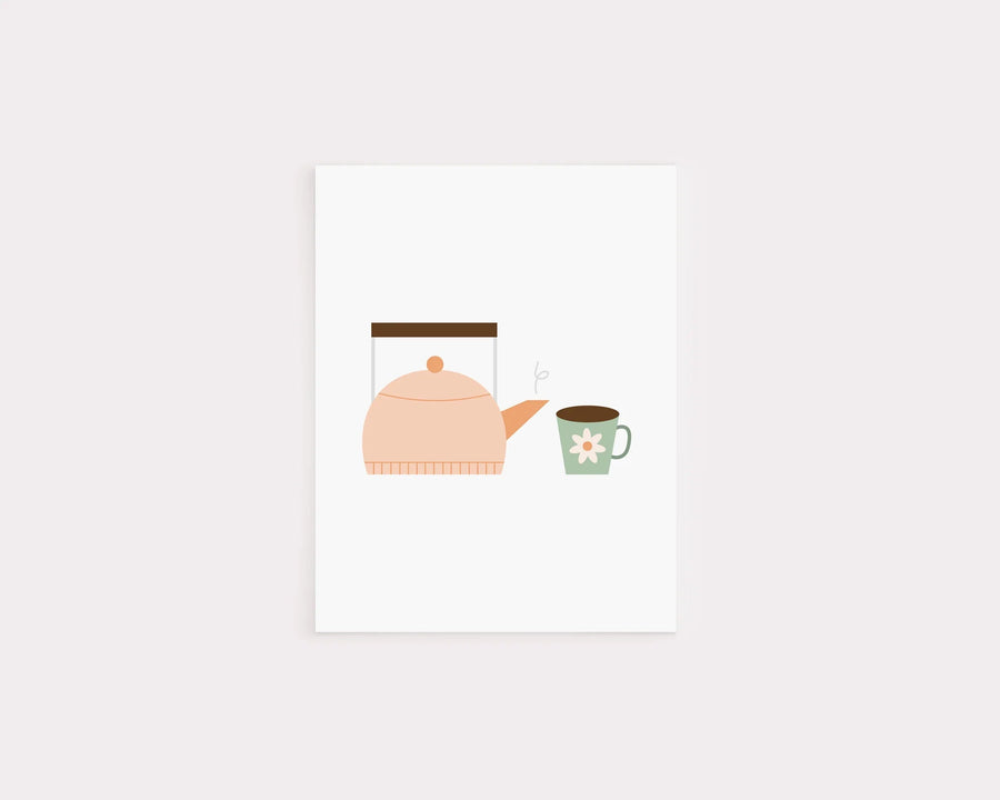 KGS Design Studio Card Teapot and Cup Card