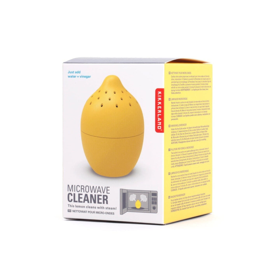 Kikkerland Cleaning Supplies Lemon Microwave Cleaner