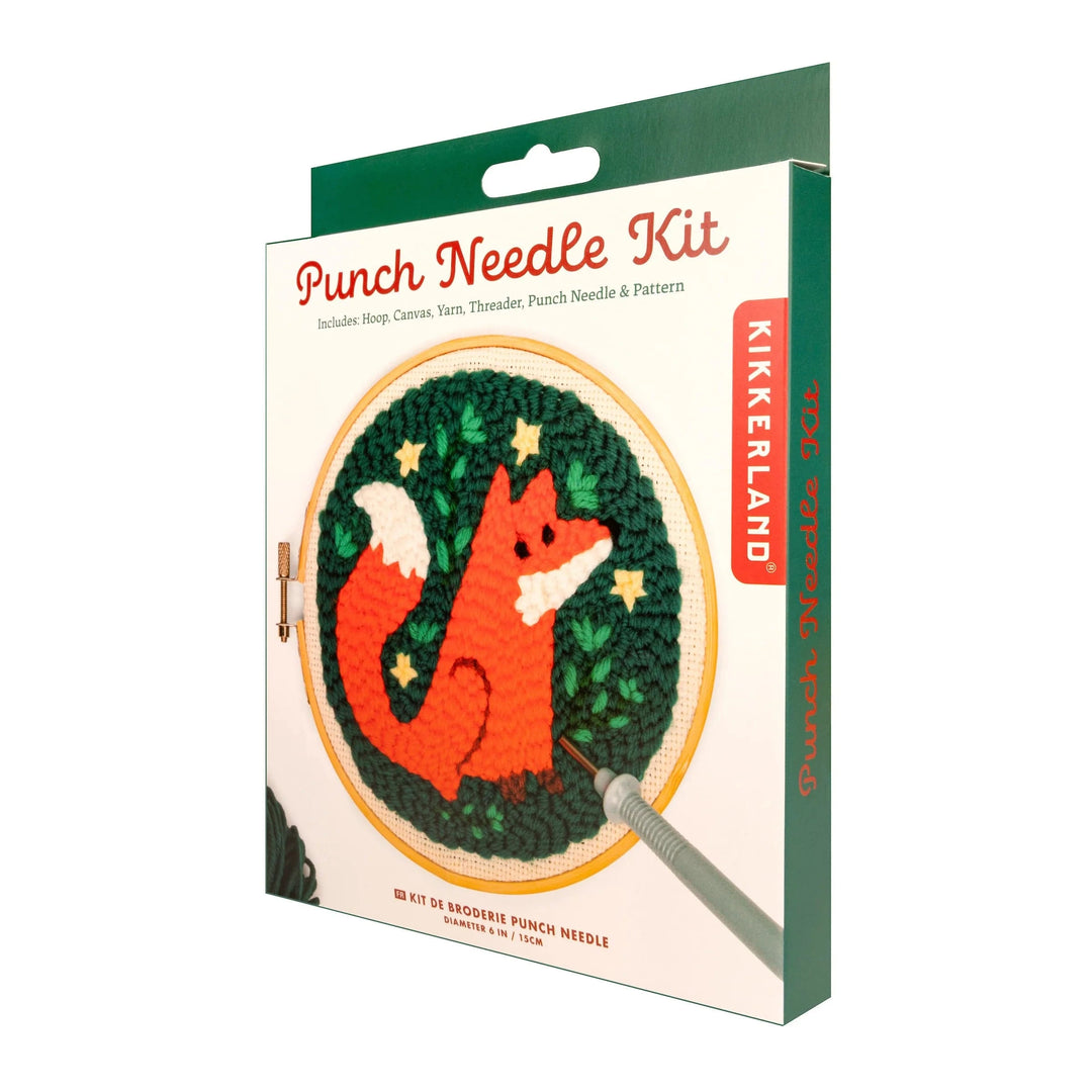 Kikkerland Gifts Fox Punch Needle