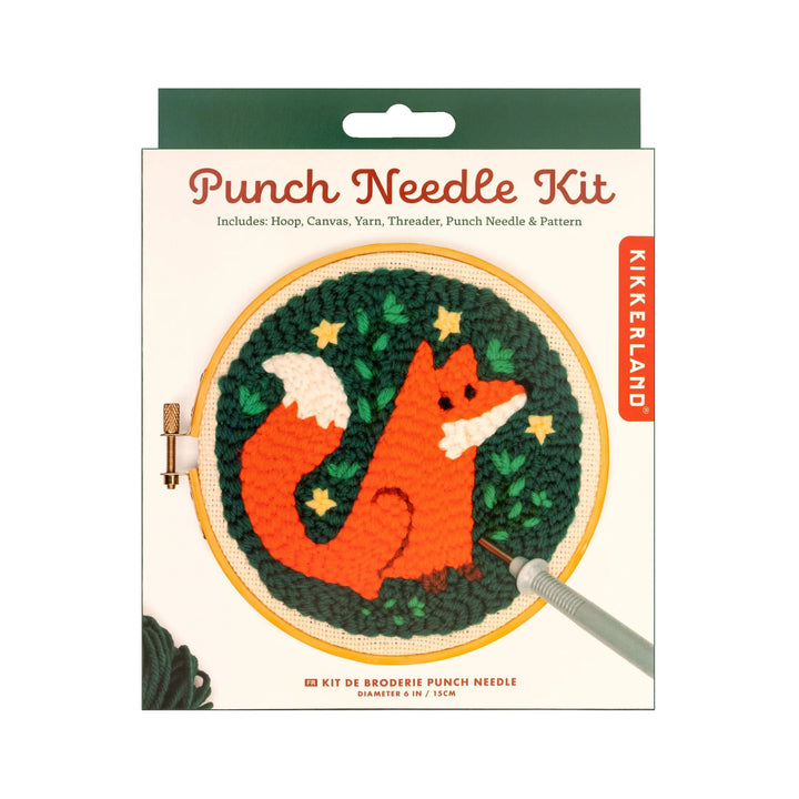 Kikkerland Gifts Fox Punch Needle