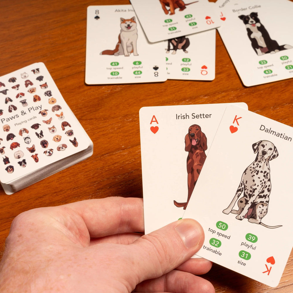 Kikkerland Gifts Paws & Play Playing Cards