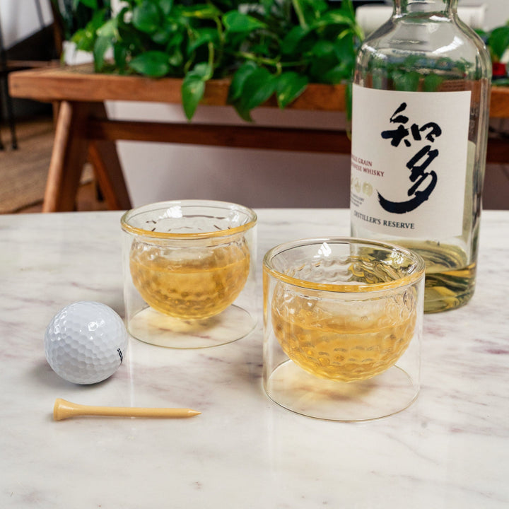 Kikkerland Home Golf Ball Glasses