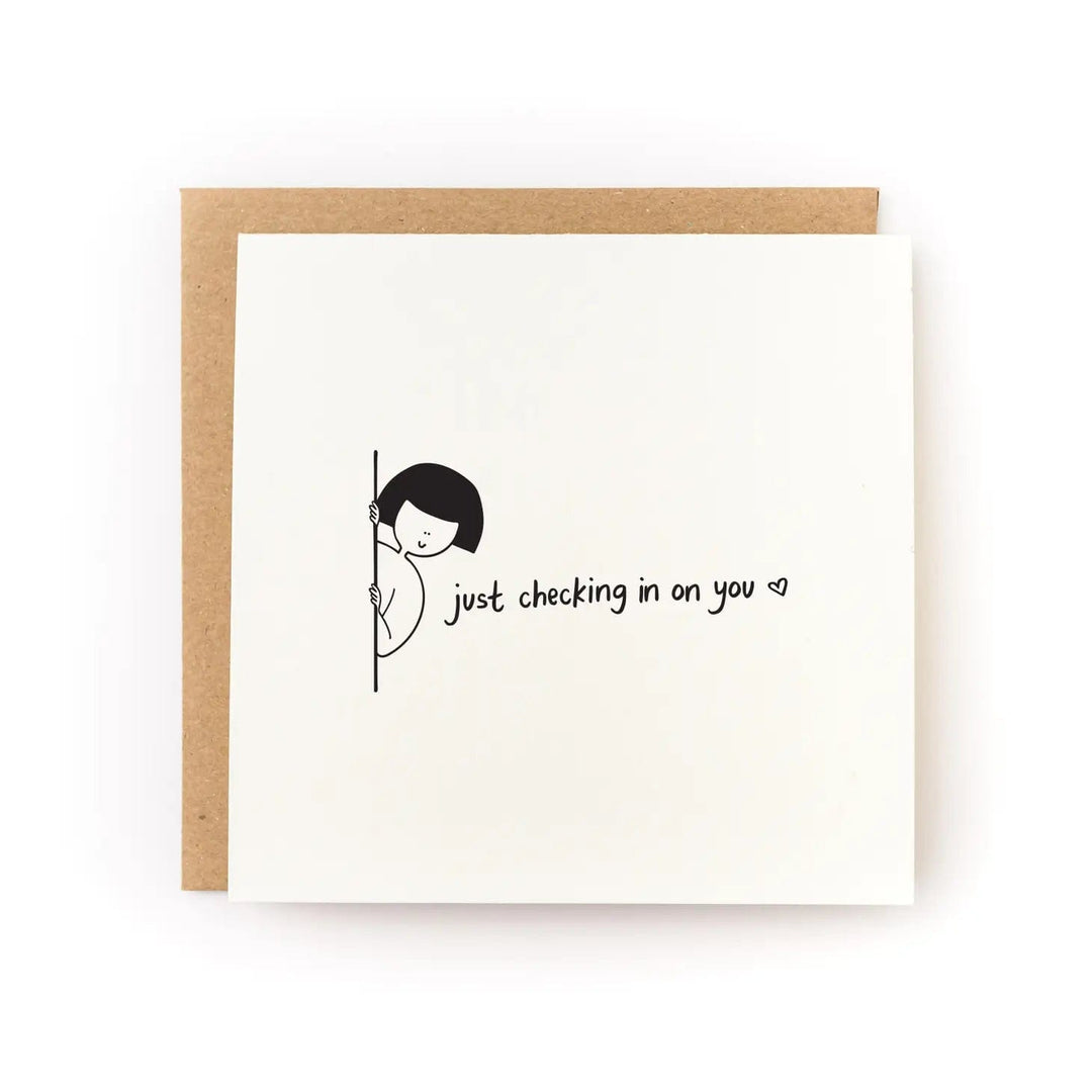 Kwohtations Cards Card Just Checking In on You Friendship Card