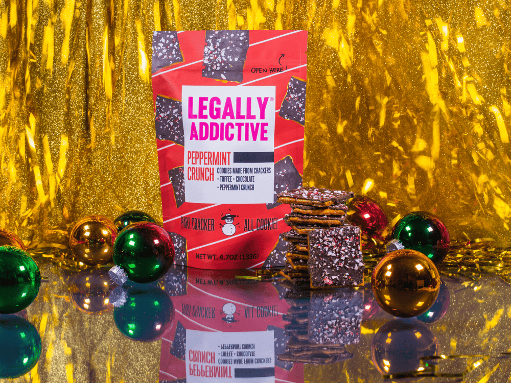 Legally Addictive Foods Treats Peppermint Crunch - Holiday Cookie