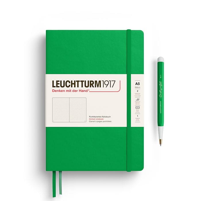 Leuchtturm1917 Journal Spring Leaf / Dot Grid Leuchtturm1917 Notebook Medium (A5) - Hardcover