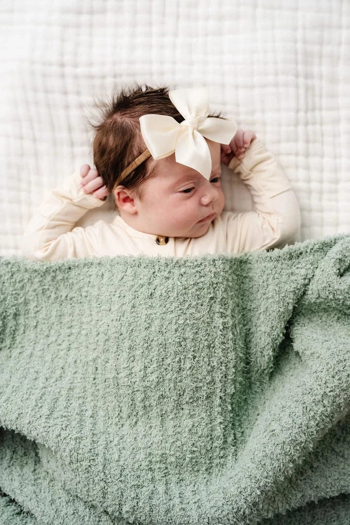 Lou Lou & Company Baby Chenille Blanket - Sage