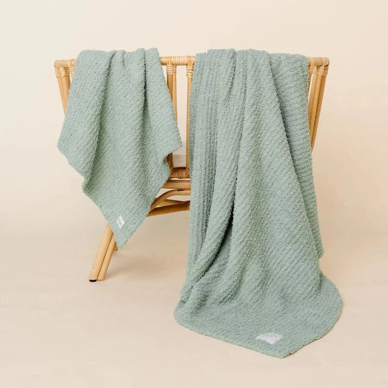 Lou Lou & Company Baby Chenille Blanket - Sage