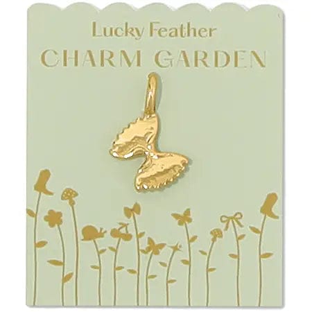Lucky Feather Charm Gold Charm Garden - Bowtie Pasta