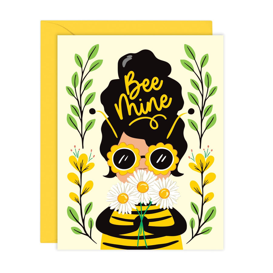 Lucy Loves Paper Card Bee Mine | Punny Valentine's Day Card