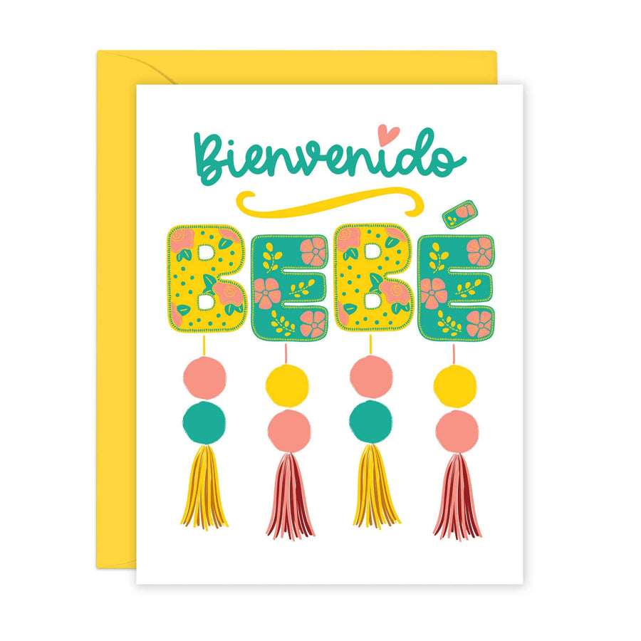 Lucy Loves Paper Cards Bienvenido Bebé | New Baby Card in Spanish