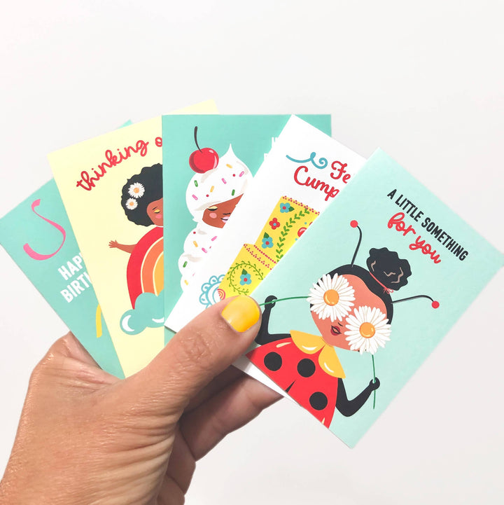 Lucy Loves Paper Enclosure Card Hello Baby | Enclosure Size New Baby Card