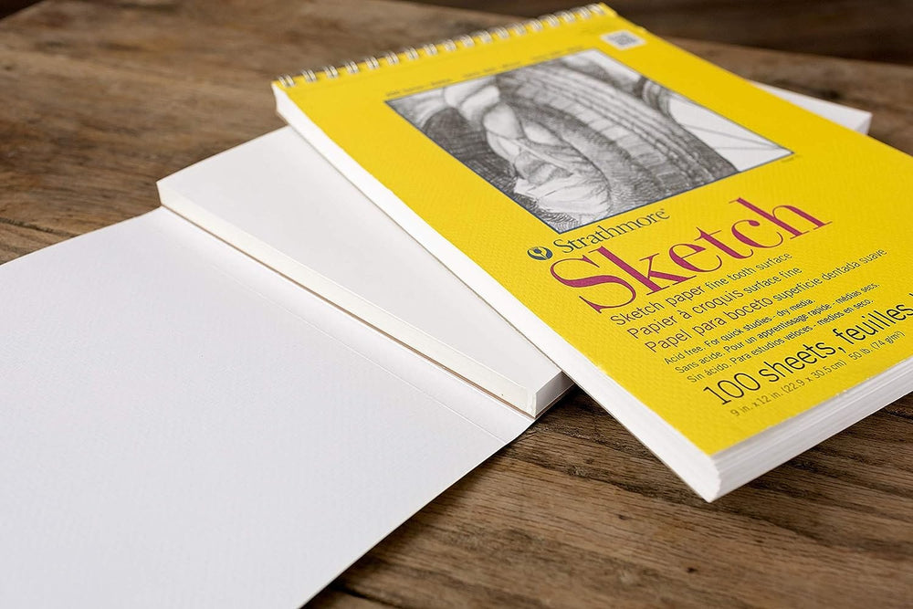 Macphersons Art Supplies Sketch Paper Pads 300 Series, Spiral Bound