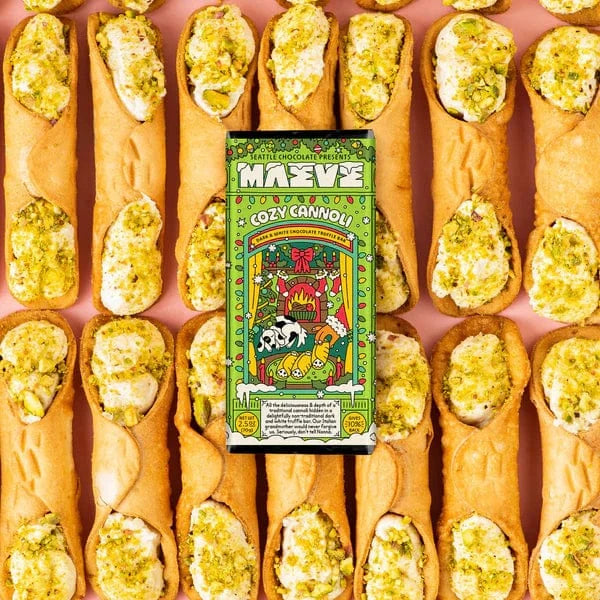 Maeve Holiday Cozy Cannoli Truffle Bar