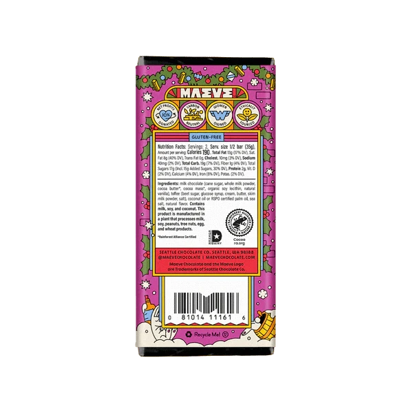Maeve Holiday Hot Buttery Rum Truffle Bar