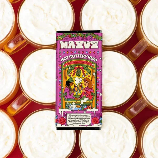 Maeve Holiday Hot Buttery Rum Truffle Bar