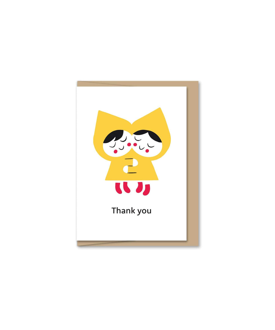 Maginating Card Hug Thank You Mini Card