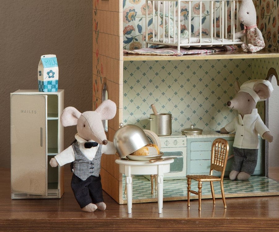 Maileg Dollhouse Waiter Mouse, Big Sister/Brother