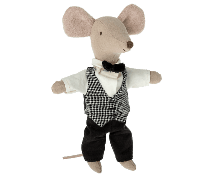 Maileg Dollhouse Waiter Mouse, Big Sister/Brother